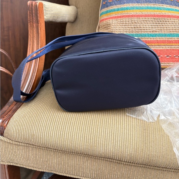 Longchamp Le Pilage Small Drawstring Bag, Navy, Brand New - Picture 5 of 5